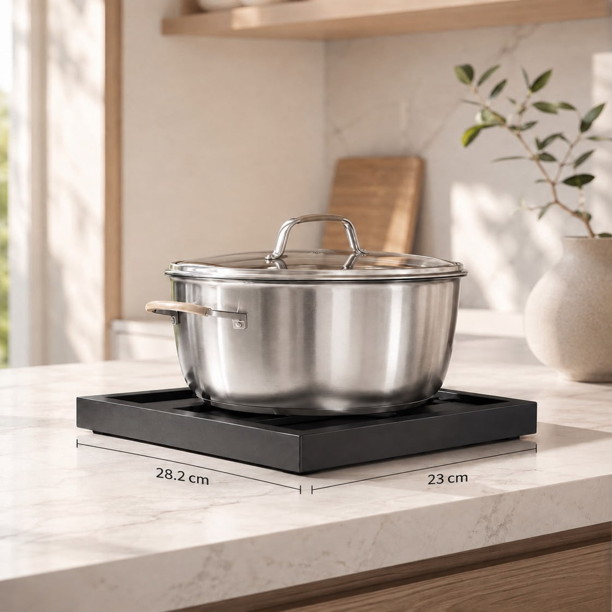Adjustable Multi-Tier Pot & Pan Organizer Rack