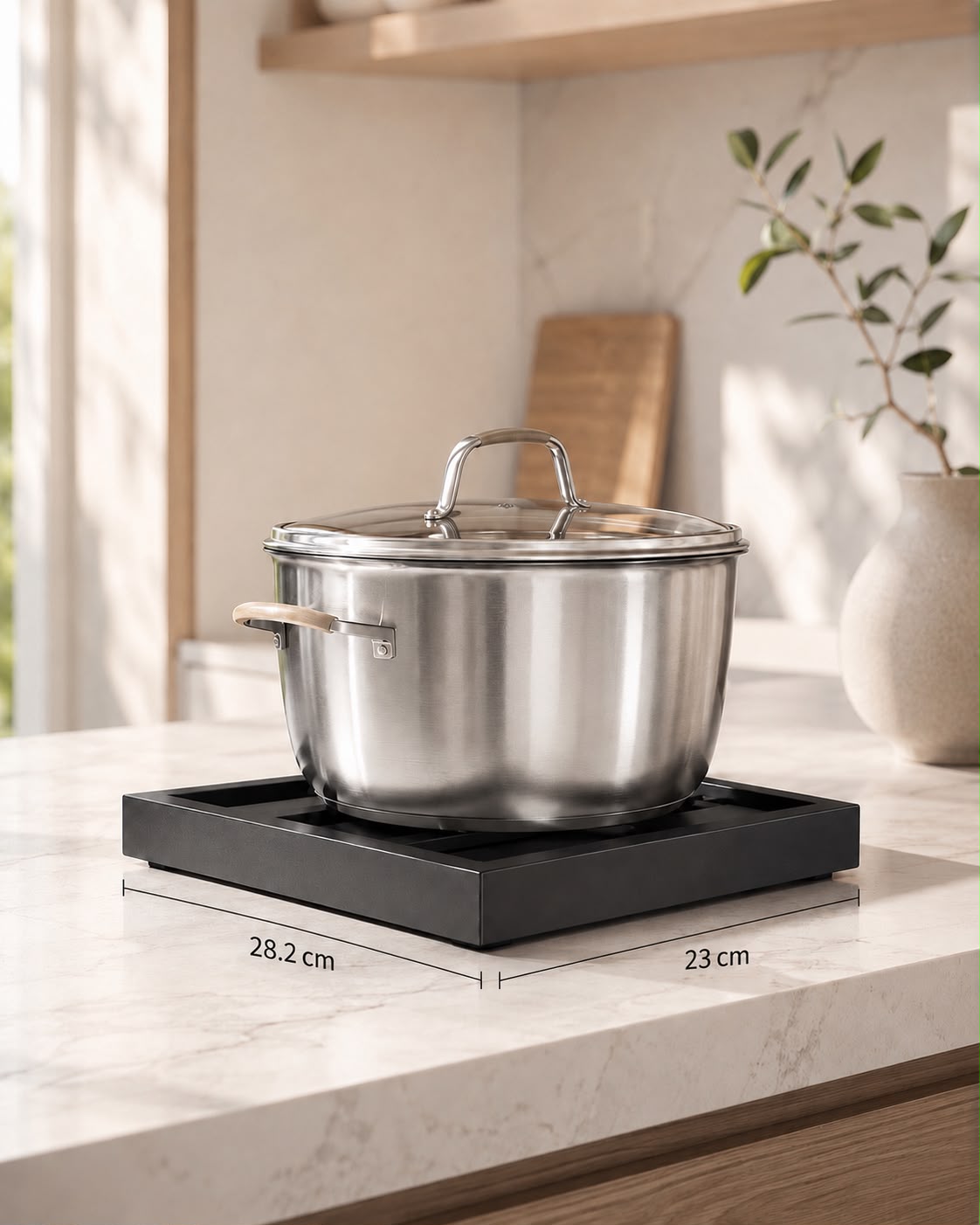 Adjustable Multi-Tier Pot & Pan Organizer Rack