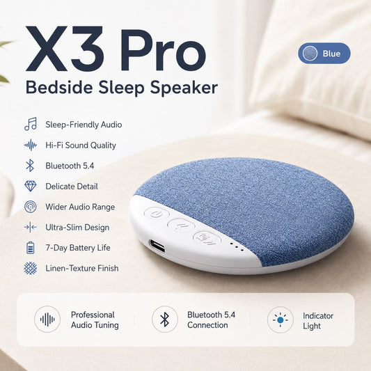 Bluetooth Pillow Speaker with Sleep Timer