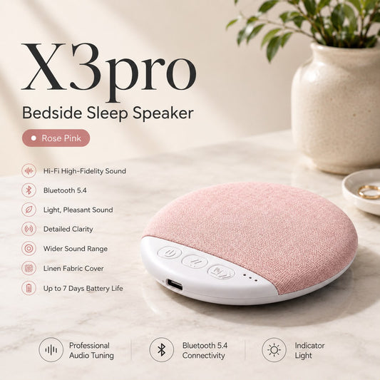 Bluetooth Pillow Speaker with Sleep Timer