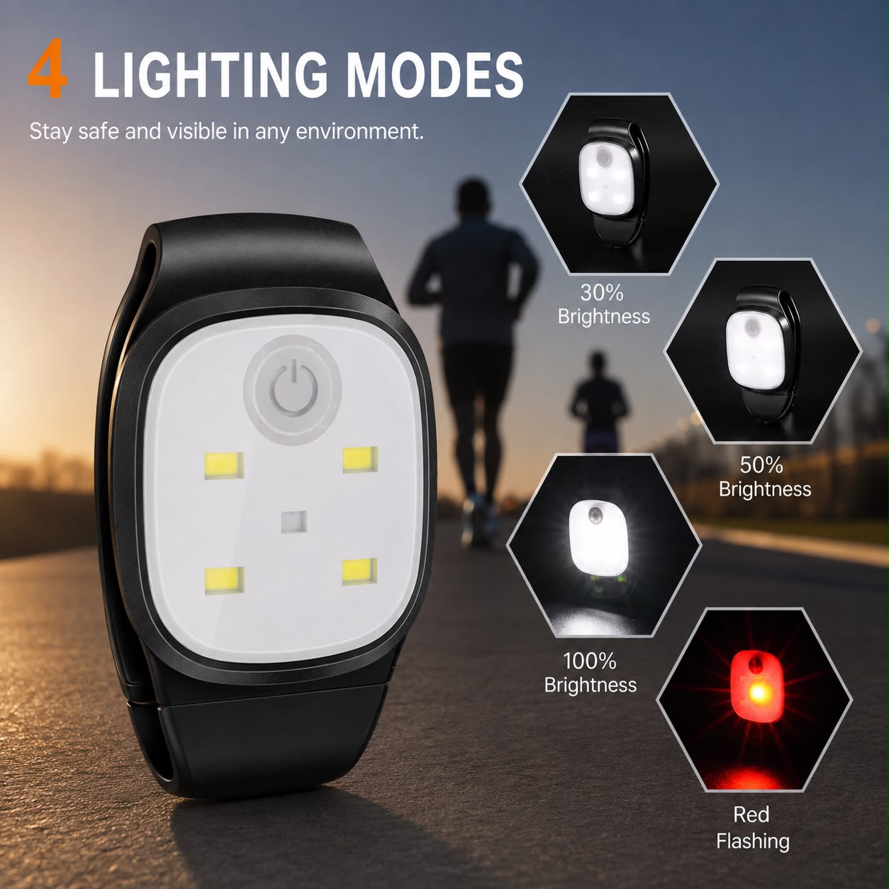 Rechargeable Clip-On Safety Light