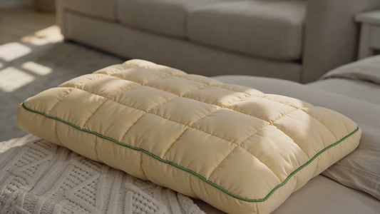 CloudGrid Puff Pillow